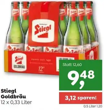 ADEG Stiegl Goldbräu 12 x 0,33 Liter Angebot
