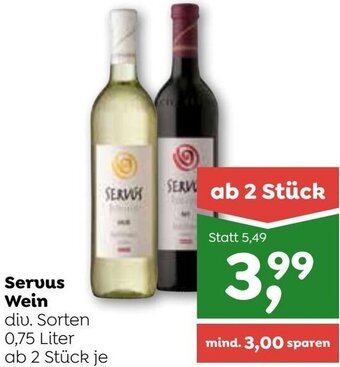 ADEG Servus Wein 0,75 Liter Angebot