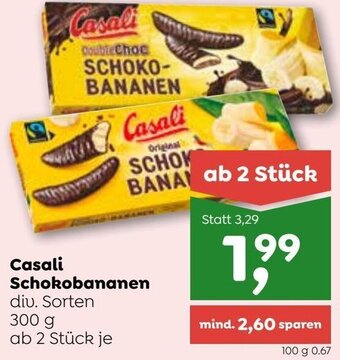 ADEG Casali Schokobananen 300 g Angebot