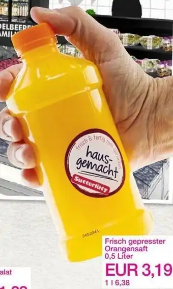 Sutterlüty Frisch Gepresster Orangensaft 0,5 Liter Angebot