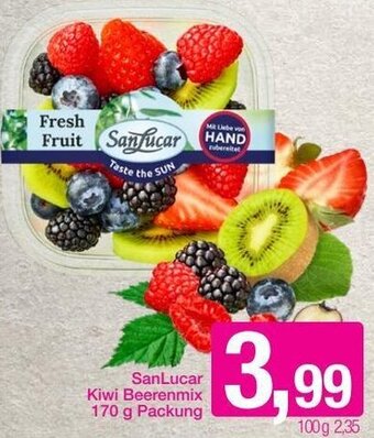 Sutterlüty SanLucar Kiwi Beerenmix 170 g Angebot