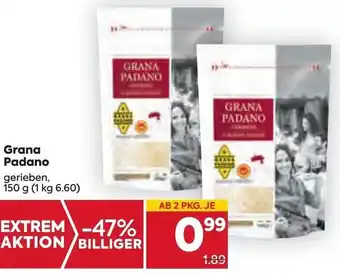 Billa Grana Padano 150 g Angebot