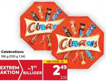 Billa Celebrations 186 g Angebot