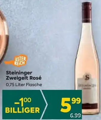 Billa Steininger Zweigelt Rosé 0,75 Liter Angebot