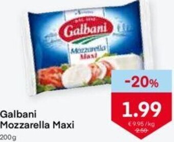 MPreis Galbani Mozzarella Maxi 200 g Angebot