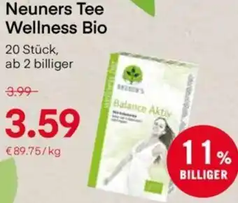 MPreis Neuners Tee Wellness Bio Angebot