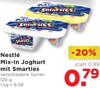 Unimarkt Nestlé Mix-In Joghurt mit Smarties 120 g Angebot