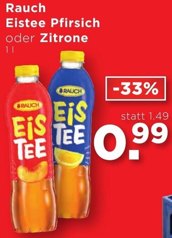 Unimarkt Rauch Eistee Pfirsich oder Zitrone 1 l Angebot