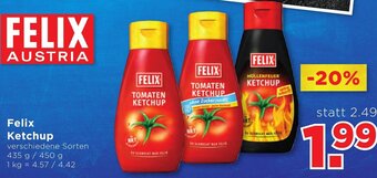 Unimarkt Felix Ketchup 435 g/ 450 g Angebot