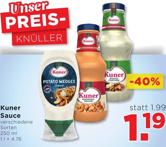 Unimarkt Kuner Sauce 250 ml Angebot