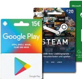 Interspar Gaming Gutscheinkarten Angebot