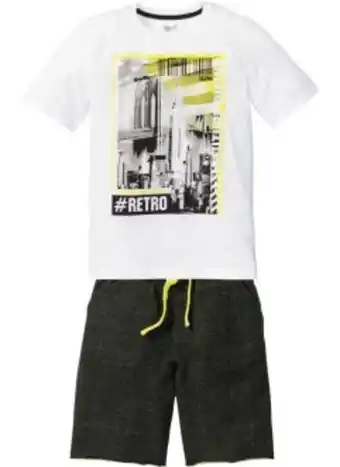 Bonprix Jungen shirt + sweatbermuda (2-tlg. set) Angebot