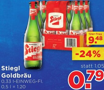 Unimarkt Stiegl Goldbräu 0,33 l Angebot