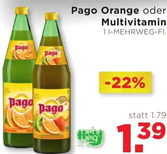 Unimarkt Pago Orange oder Multivitamin 1 l Angebot