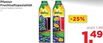 Unimarkt Pfanner Fruchtsaftspezialität 1 L Angebot
