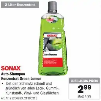 Auto-Shampoo Konzentrat Green Lemon 21206283, 21395215