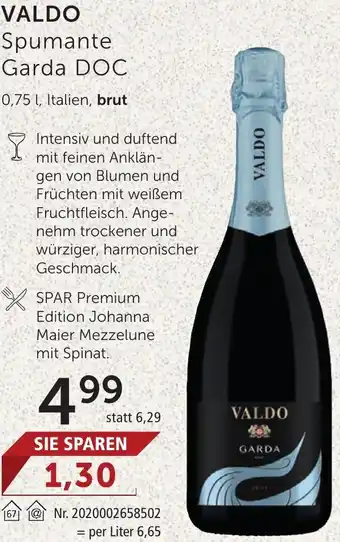 Weinwelt Interspar Valdo Spumante Garda DOC 0,75 L Angebot