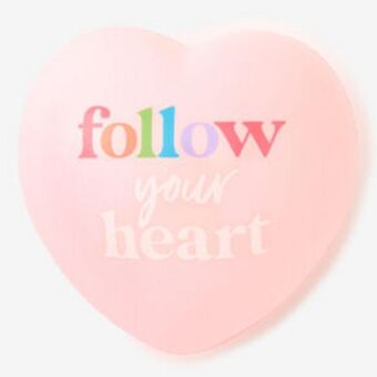 Claire's Follow your heart pink stress ball Angebot