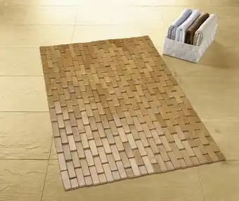 Möbelix Badematte palito natur bambus 70x50 cm rutschhemmend Angebot