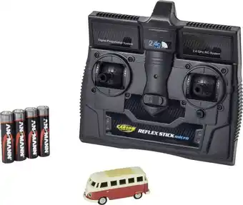 Conrad Carson modellsport 500504119 vw bus t1 samba 1:87 rc modellauto elektro straßenmodell heckantrieb (2wd) inkl. akku, ladegerät Angebot