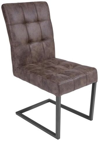 Möbelix Schwingstuhl donna s lederlook vintage braun gepolstert Angebot