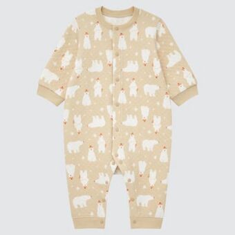 UNIQLO Babies newborn joy of print quilted one piece outfit Angebot