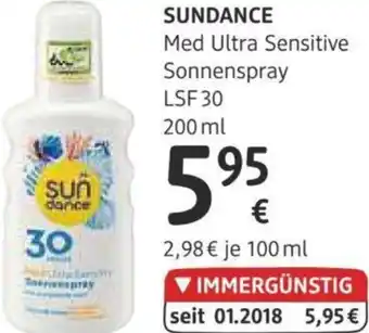 dm Sundance Med Ultra Sensitive Sonnenspray Lsf 30 200ml Angebot