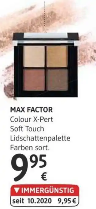 dm Max Factor Colour X-Pert Soft Touch Lidschattenpalette Angebot