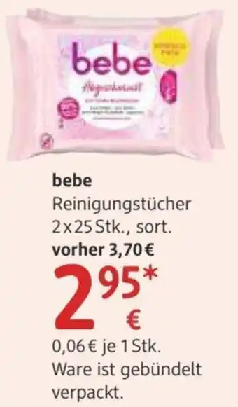 dm Bebe Reinigungstücher 2x25 stk. Angebot