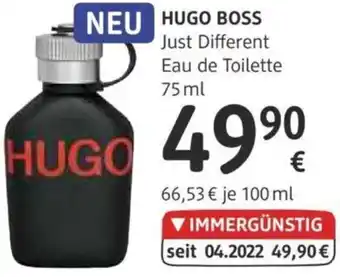 dm Hugo Boss Just Different 75 ml Angebot