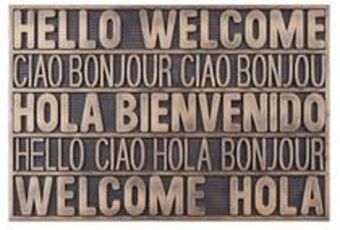 Mömax Fußmatte welcome in kupferfarben ca.40x60cm Angebot