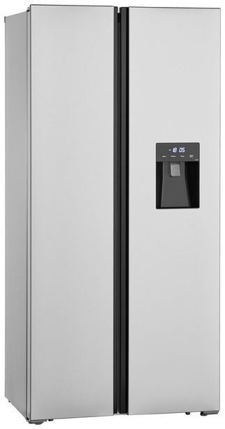 Möbelix Side-by-side sbs267-165 edelstahlfarben mit eierablage Angebot