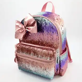 Claire's Jojo siwa™ ombre sequin backpack – pink Angebot