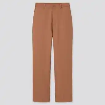 UNIQLO Women linen blend relaxed fit straight leg trousers Angebot