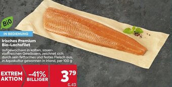 Billa Bio Lachsfilet 100 g Angebot