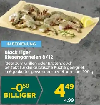 Billa Black Tiger Riesengarnelen 8/12 100 g Angebot