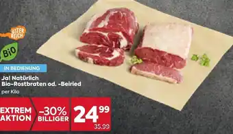 Billa Bio-Rostbraten od. -Beiried per kilo Angebot