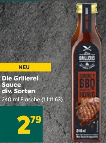 Billa Die Grillerei Sauce 240 ml Angebot