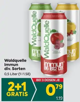 Billa Waldquelle Immun 0,5 Liter Angebot