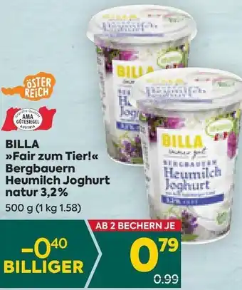 Bergbauern Heumilch Joghurt 500 g