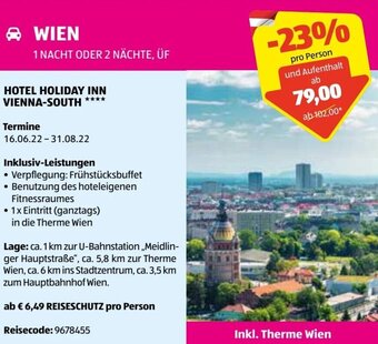 Hofer Reisen Wien Angebot