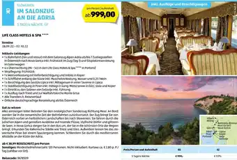 Hofer Reisen Slowenien Im Salonzug An Die Adria Angebot