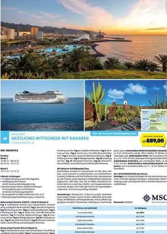 Hofer Reisen Kreuzfahrt Westliches Mittelmeer Mit Kanaren Angebot