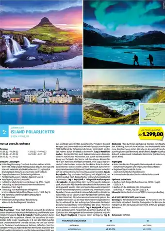 Hofer Reisen Sternfahrt Island Polarlichter Angebot