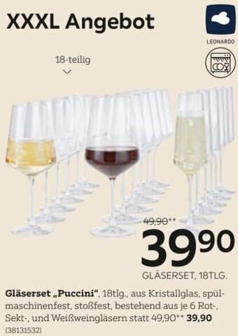 XXXLutz Gläserset Puccini Angebot