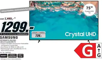UE75BU8070, 2022 NEU 189 cm Crystal UHD-TV 1881802
