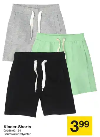 Zeeman Kinder Shorts 92-164 Angebot