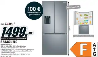 Media Markt RF50A5202S9/EG Side By Side, Kühl-Gefrierkombination 1857705 Angebot