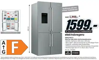Media Markt Side-By-Side Kühl-Gefrierkombination SBSQ 4467 X Angebot