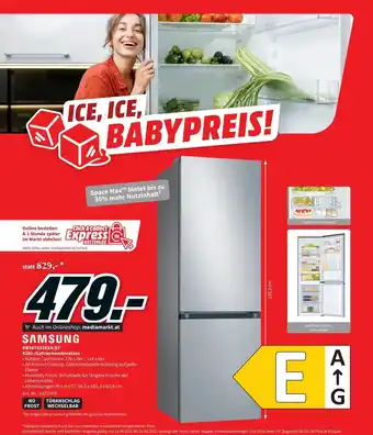 Media Markt Kühl-Gefrierkombination RB34T602ESA-EF 59,5 x 185,3 x 65,8 cm 1872369 Angebot